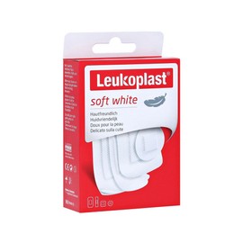 Leukoplast Soft White para Pieles Sensibles, 1 Paquete de 20 piezas