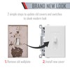 Taymac 2670W Revive Device Wall Plates 1-Gang Masque Decorator Cover,