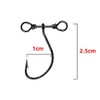 30pcs Drop Shot Fishing Hooks with Drop Shot Rig and