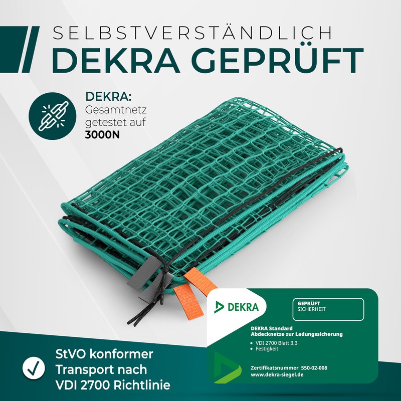 CargoVA® Intelligent Trailer Net, 1.5 x 2.7 m – Hanging