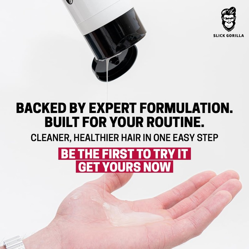 Slick Gorilla 2-in-1 Daily Shampoo & Conditioner – Infused with