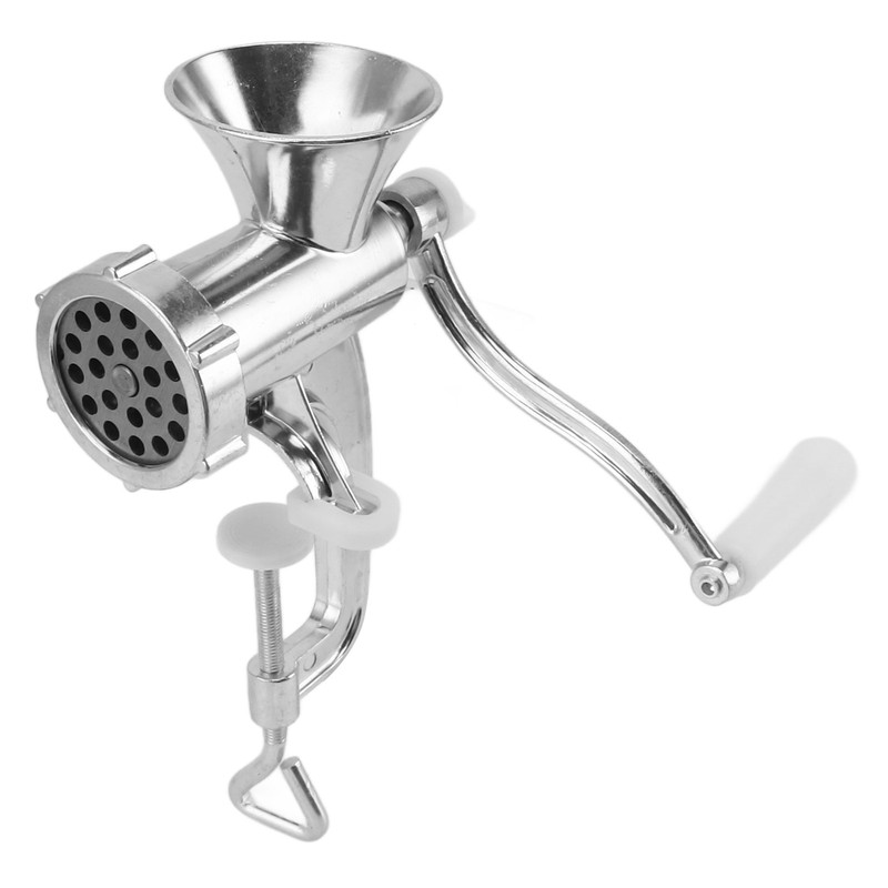 Aluminum Alloy Manual Meat Grinder Sausage Stuffer Hand Crank Meat