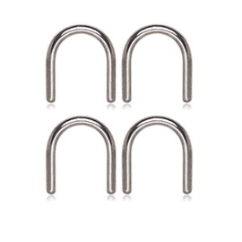 Pierced Owl Set of 4 G23 Implant Grade Titanium Septum Retainers