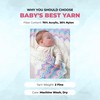 Mary Maxim Baby’s Best Pink Yarn for Crocheting and Knitting,