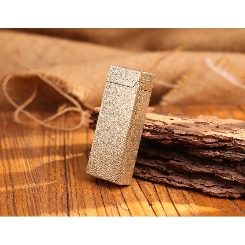 WDMART- H59 Brass Mechanical Trench Lighter • Retro Soft Flame