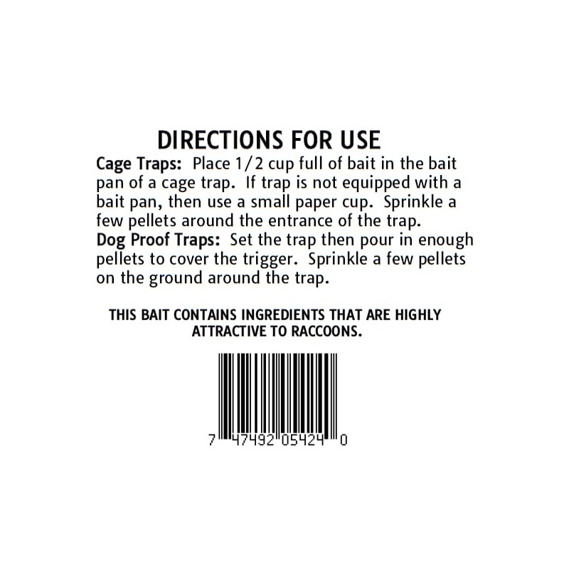 Wild Pros Cherry Crush Raccoon Pellet Bait (Pint) Works in
