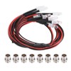 8pcs 5 mm RC LED Light Set Headlight Tail Light