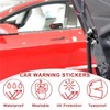 WUSJCOF 2 x Warning Dash Cam Recording Window Stickers Vehicle