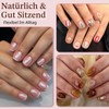 Venares Pack of 500 Extra Short Soft Gel Artificial Nail