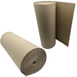 600mm x 10m Corrugated Cardboard Paper Roll - 10 Metres