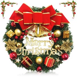 30 cm Christmas Wreath Artificial Door Wreath Christmas Fir Garland Christmas Garland Christmas Decoration Wreath Christmas Wreaths for Fireplace Front Door Wall Window