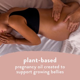 The Honest Company The Honest Company Honest Mama Hydrating and Soothing Glow On Body + Belly Oil | Plant-Based, Hypoallergenic, Fragrance-Free | 4.2 fl oz