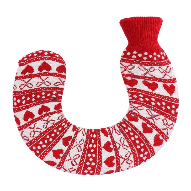 1L U Shaped Hot Water Bag Portable Neck Shoulder Warmer
