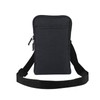 Small Crossbody Cell Phone Bag, Phone Waist Bag Black, 6.9"