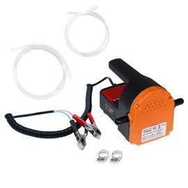 CCLIFE Tragbare Ölabsaugpumpe Dieselpumpe 12V 60W Kraftstoffpumpen Ölpumpe Absaugpumpe für Motoröl und Diesel zum Auto