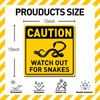 BTHUKO Safety Sign 12x12 inch, Danger Sign Watch Out for