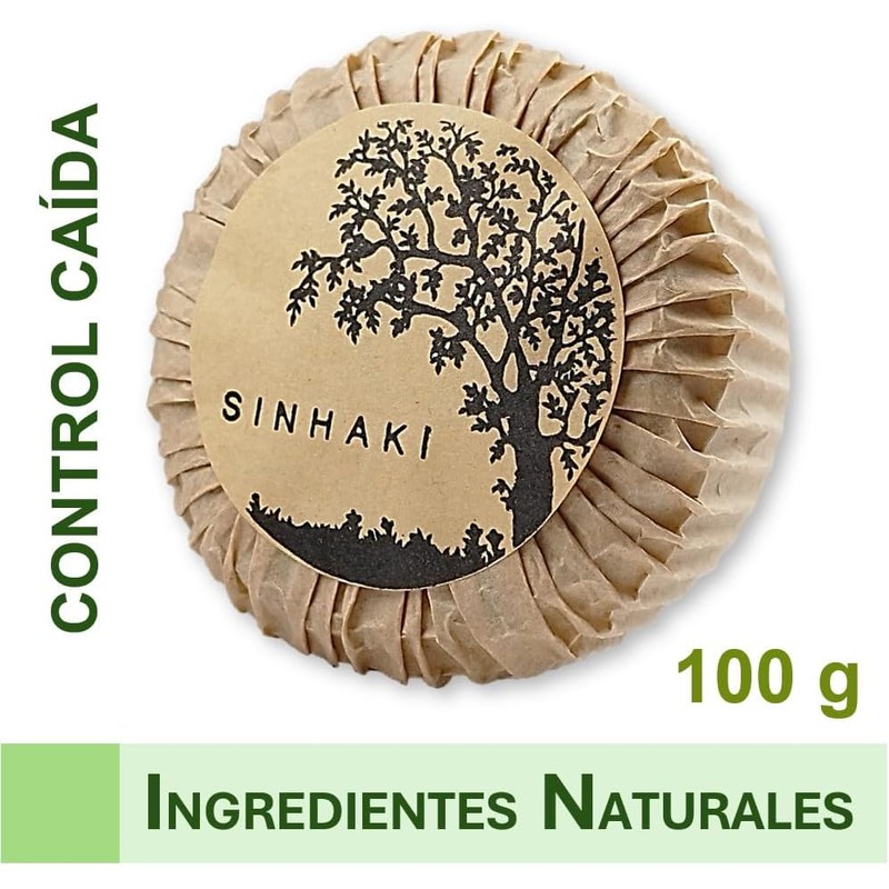 Shampoo Sólido de Romero y Bergamota, Control de Caída,100gr