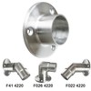 Fitting Adaptor - Flange for Gluing, for Fittings Diameter 33.7
