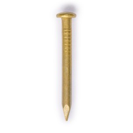 Hardware Philosophy "Pure" Brass Nails, 0.8 Inch, Bag of 100 - Architectural, Interior Design, Doors, Furniture Cabinet Customization Hardware