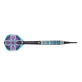Shot Darts Soft Tip, Celt Boudicca (18g/20g), 90% Tungsten Barrel, Front Weighted, Handcrafted Professional Dart Set & Flights Made in New Zealand, Plastic Tip for Electronic Dartboard