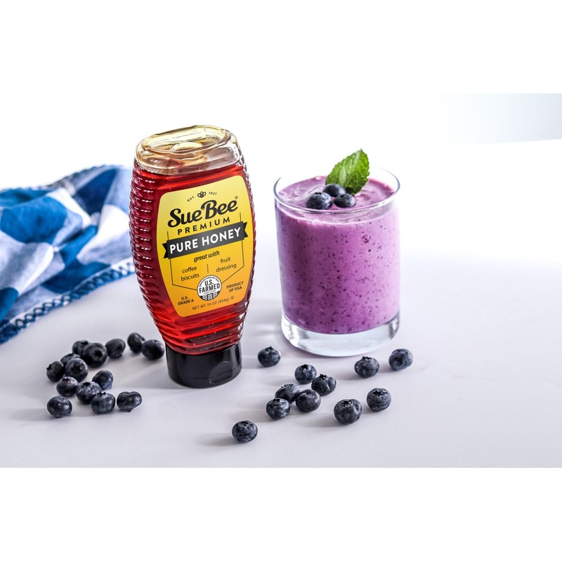 Sue Bee Pure Premium Honey From USA Beekeepers, 16 Ounce