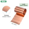 M METERXITY Copper Sheet Roll, 2000 x 80 x 0.05mm/