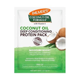 Palmer's Coconut Oil Formula Moisture Boost Protein Pack, Hair Treatment for Dry, Damaged, Over-Processed and Colored Hair, 2.1 Ounce (Pack of 12)