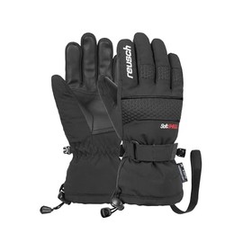 Reusch Connor R-TEX XT Junior Warm, Waterproof, Windproof and Breathable Winter Gloves, Finger Gloves, Ski Gloves for Children, Kids, Teenagers, Girls and Boys, Black, 5