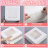 Ireer 10 Pcs 16 x 16 x 5 Inch Cake