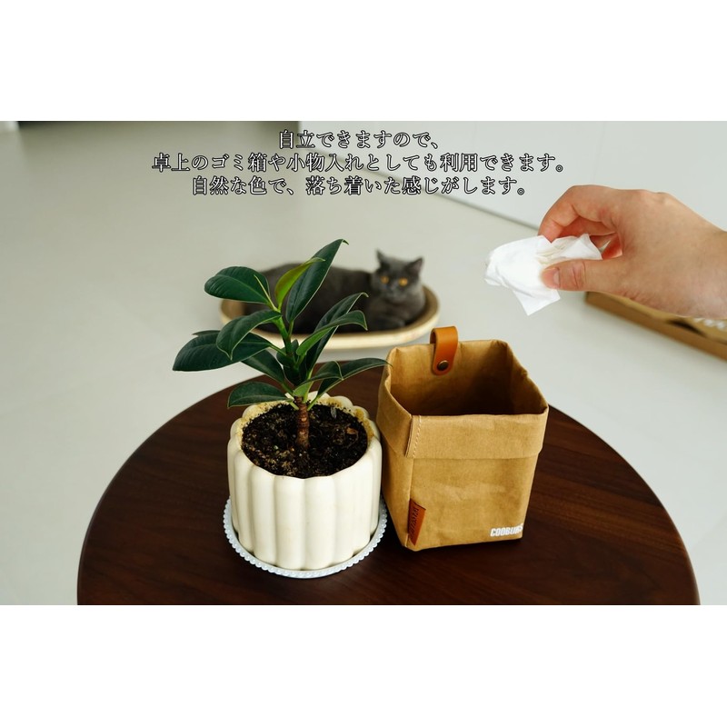 CrweanWcee Car Trash Can, Car Trash Can, Car Storage Case,