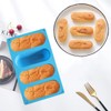 AKINGSHOP Hot Dog Bun Pan - 2 Pack 4 Cavity