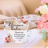 aPamr Acrylic Puzzle Plaque Sign, Thank You Gifts, Modern Floral