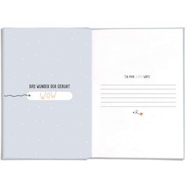 CUPCAKES & KISSES® Baby Book to Enter, Baby Diary for Girls and Boys, Baby Photo Album for Memories, Unique Gift for Birth