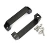 PZRT 2-Pack Black Aluminium Alloy Handle Rectangular Industrial Pull Handle