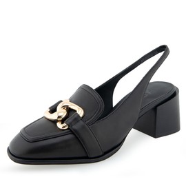 Aerosoles Women's Allure Loafer, Black Leather, 7