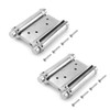 Yinpecly 3 inches Double Action Spring Hinge Stainless Steel Brushed