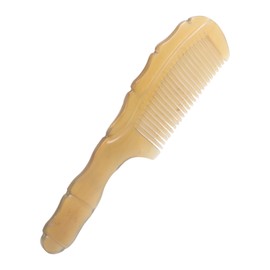 TOVINANNA Natural Ox Horn Hair Comb Large for Women Static Static Reducing Detangling Comb with Ergonomic Grip for Comfortable Scalp Care and Quick Hair Smoothing at Home