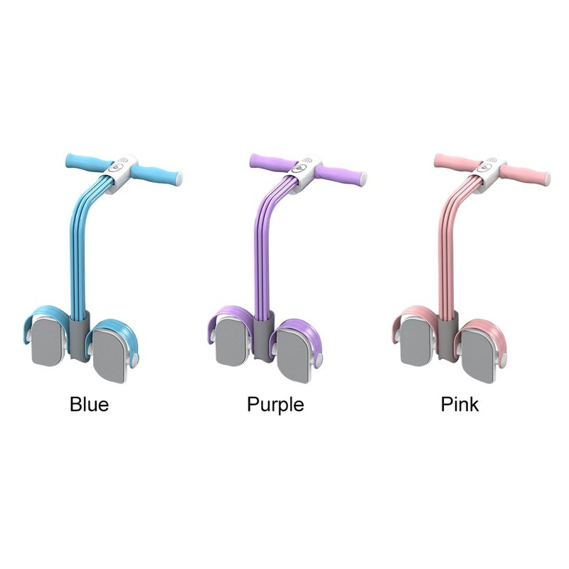 Abdominal Trainer, Sit-Up Training Equipment, 6 Tubes Fitness Elastic Pull