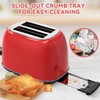 Toaster 2 slice,Retro Stainless Steel Toaster with 6 Settings, 1.5