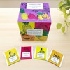 Premium Organic Fruit Green Tea Sampler, 100 Count Assorted Tea