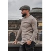 WEROR WEROR-434.1 Men's Flat Cap Peaked Cap with Peak Herringbone