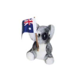 I Love Aus Small Plush Koala with Aussie Flag