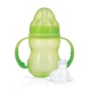 Nuby ID1107GREEN Nûby - Learning Cup with 2 Attachments -