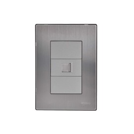 iGoto INOX1022 Toma de datos color, Acero Inoxidable, Color Plata