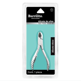 Barrilito Alicate Chico metálico para uñas, forjada en Acero Inoxidable.