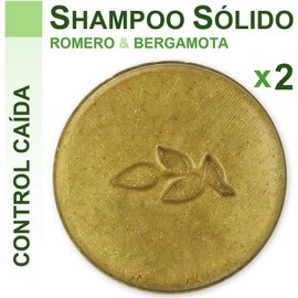 Kit de 2 Shampoos Sólidos de Romero y Bergamota, 100gr c/u
