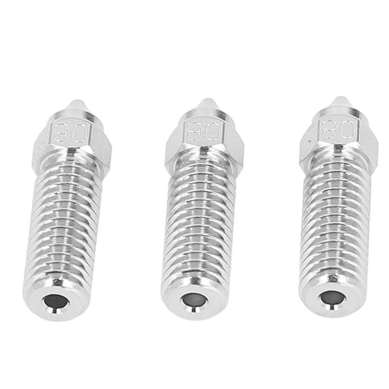 3Pcs 3D Printer Extruder Nozzle 1.75mm M6 High Speed Hotend