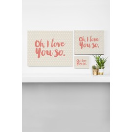 Deny Designs Allyson Johnson Love you so Art Canvas 1