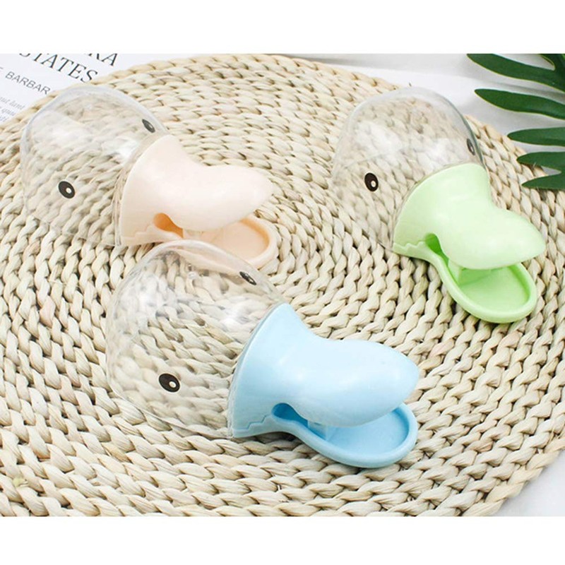 Merkts 2-in-1 Creative Duck Head Shaped Grain Shovel&Food Clip,for Sweet