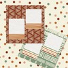 JarThenaAMCS 24 Sheets Boho Pattern Paper Hand Draw Scrapbook Specialty